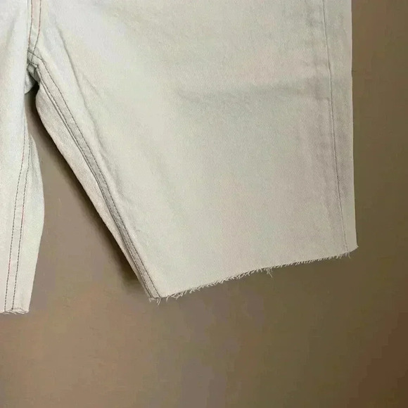 RE/DONE‎ The 80s Long Shorts Bleached White Size 28 - Picture 4 of 10